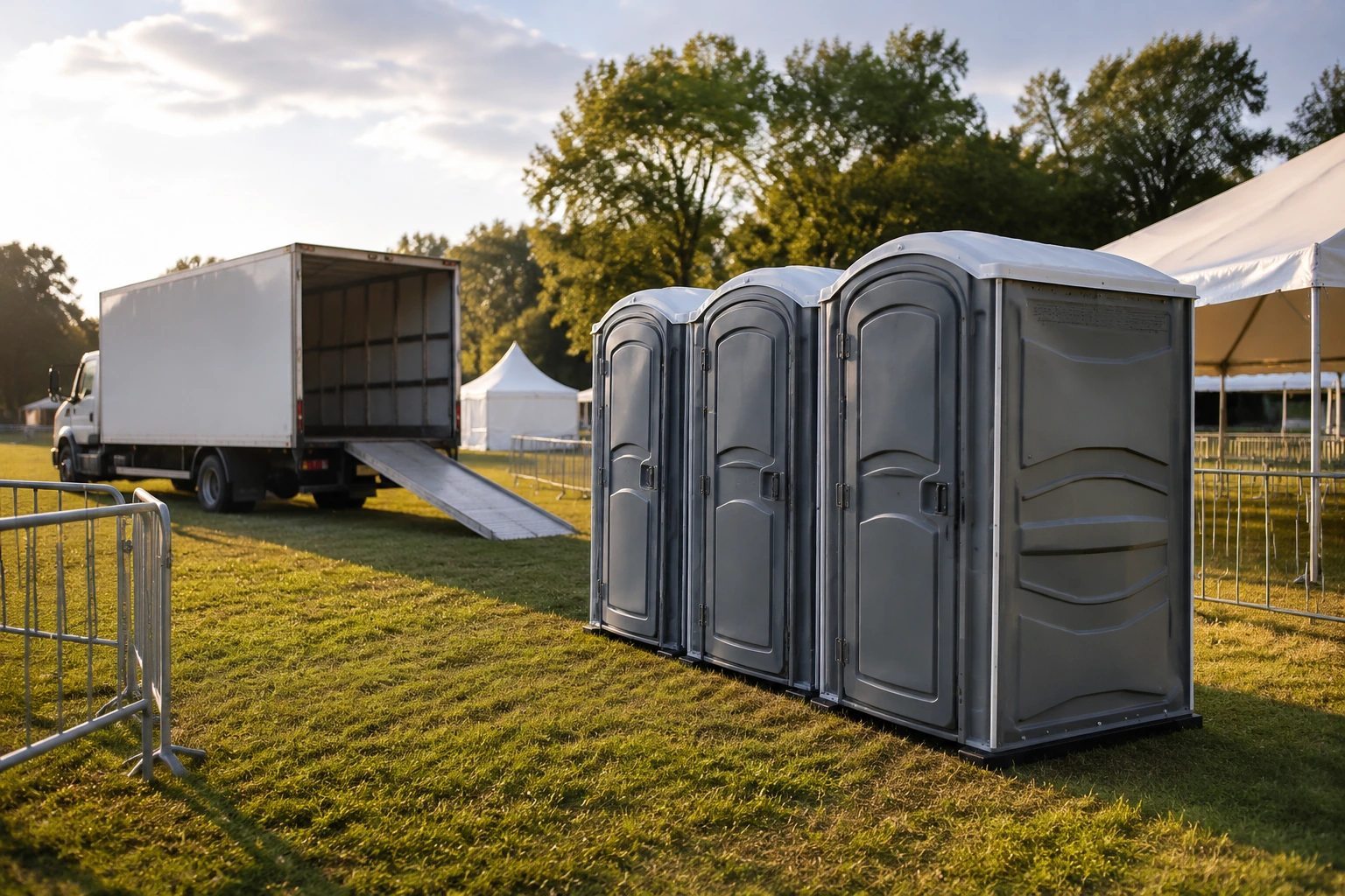 Portable restroom rental planning for Shawnee, KS